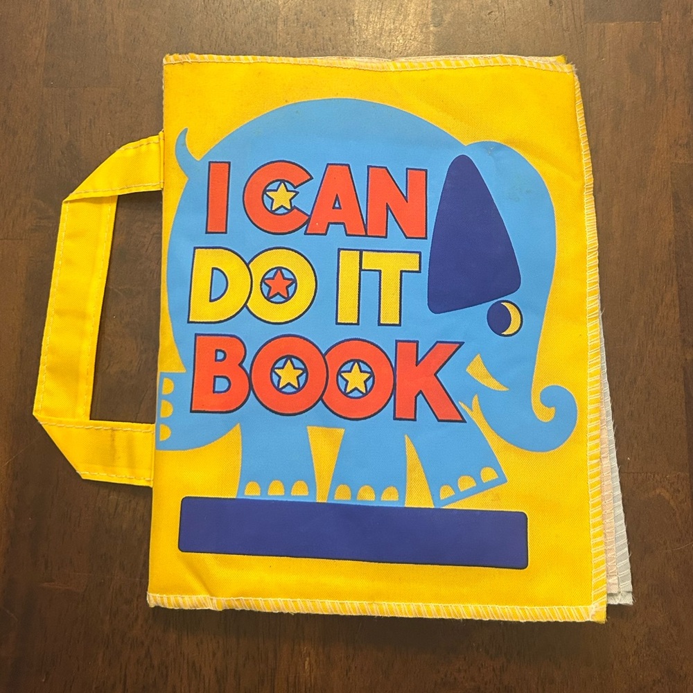 Vintage Yellow 'I Can Do It' Book